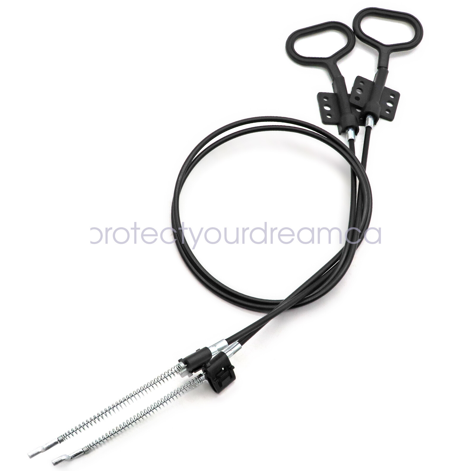 2pcs Sofa Recliner Cables Recliner Release Pull Cables D-Ring Handle Replacement