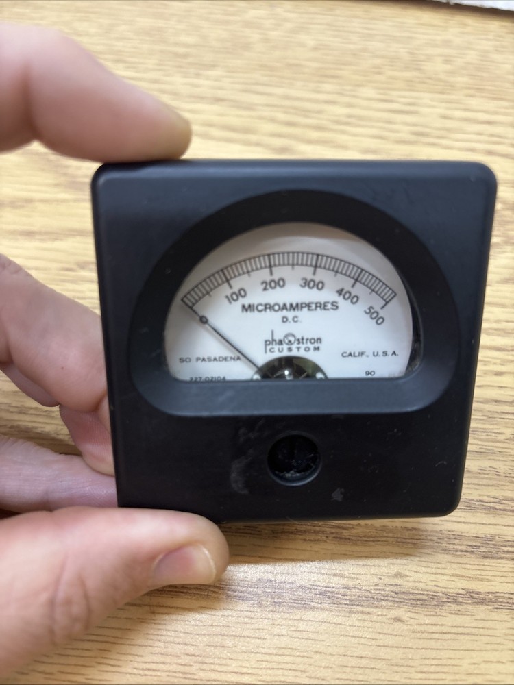 Phaostron DC Microamps Meter Gauge J-60