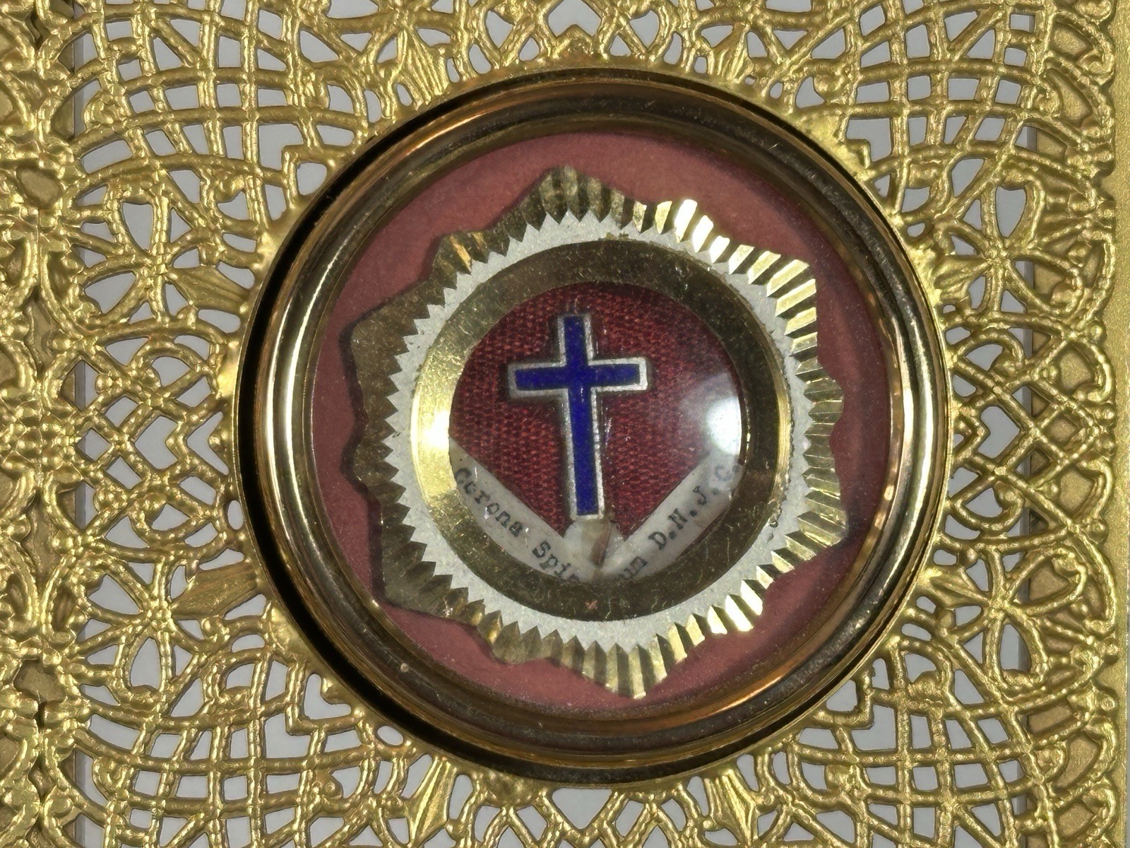 Reliquary Relic Custom Made 19 Saints True Cross, Crown Thorns, Evangelists