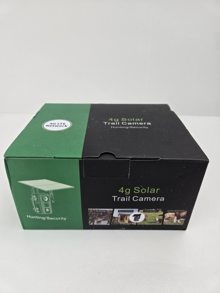 Trail Cam  W Solar  Charge - Open Box