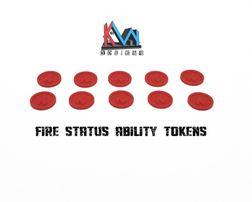 3D Printed - Kill Team 2.0 Token Set (110 Tokens)