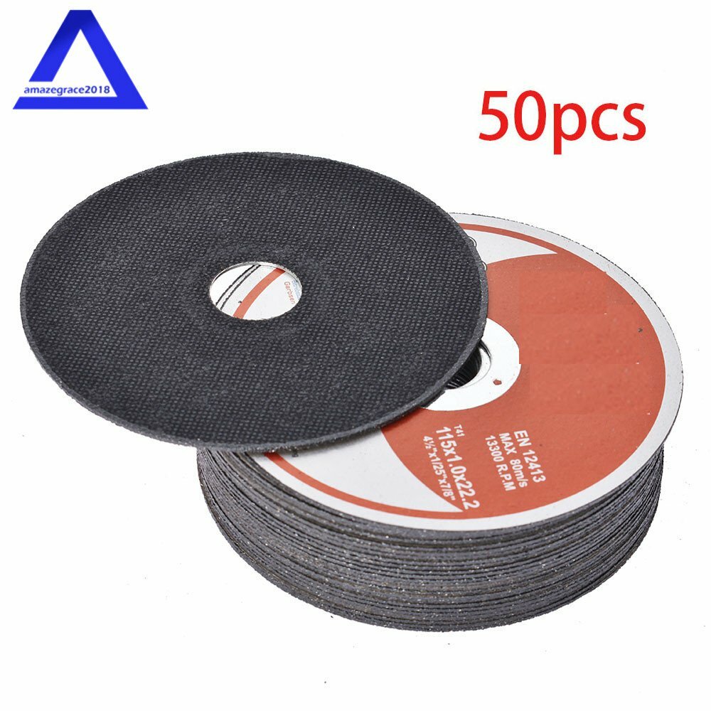50 Pack 4-1/2"×.040"×7/8" Cut-off Wheel-Metal Stainless Steel 4.5" Cutting Discs
