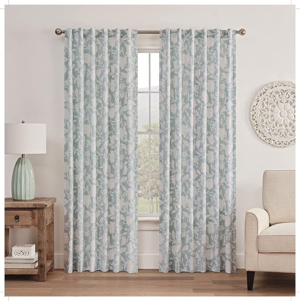 Curtain Rod Brackets for Adjustable, 2 Pack Premium Bracket Brown