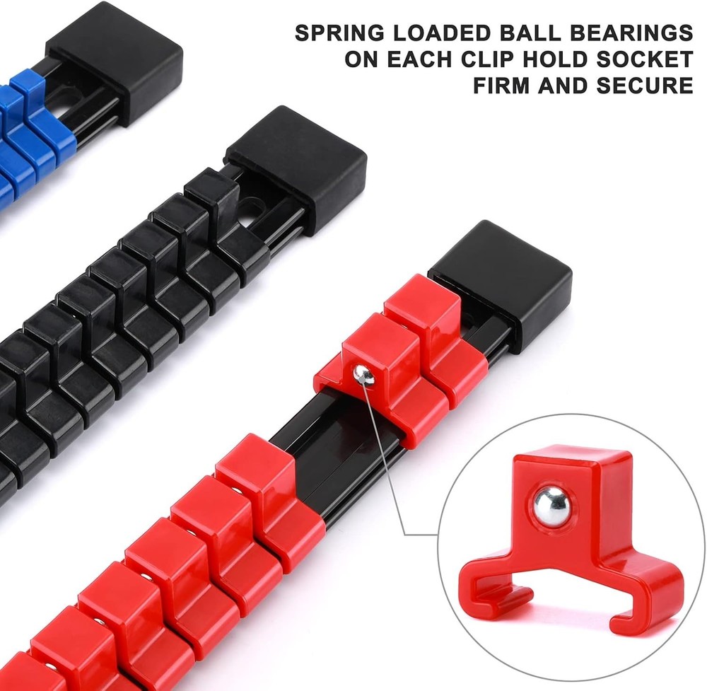 Socket Storage Solution - 12PC ABS, 174 Socket Capacity