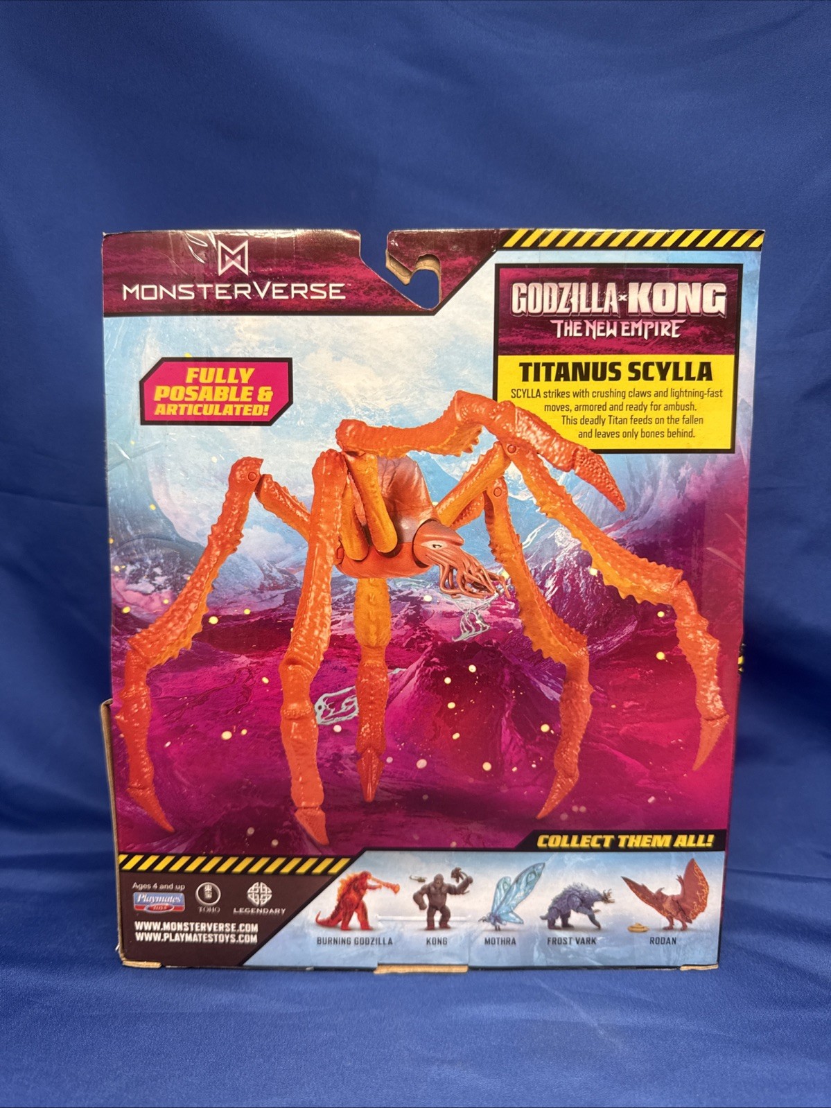 Playmates Godzilla X Kong New Empire Titanus Scylla