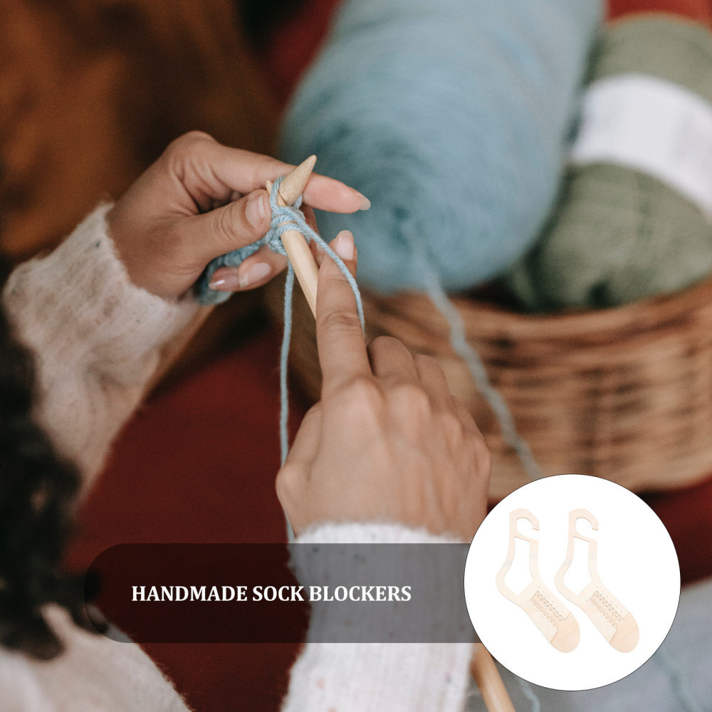 Sock Blocking Forms Knitting Model Wood Blocker Shaping Accessory Stockings