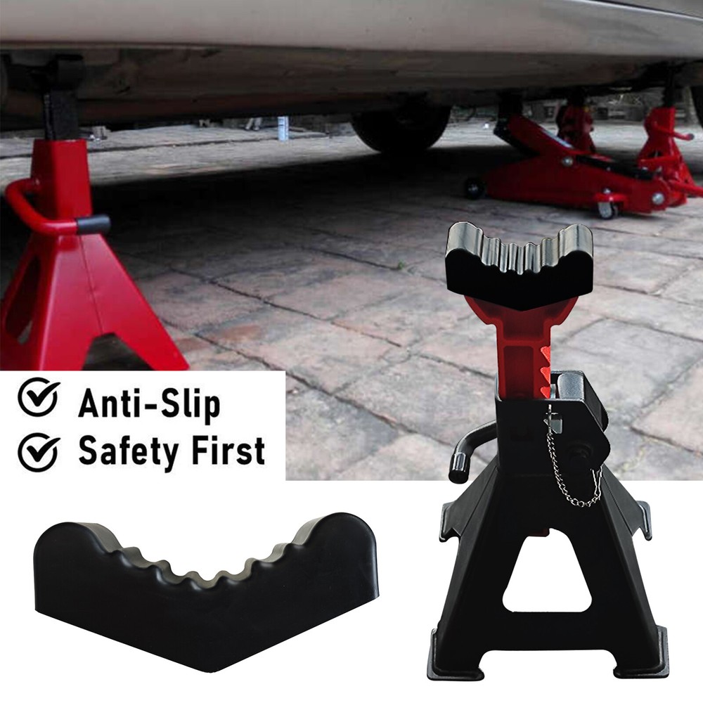 6Ton Rubber Axle Jack Pad JackingStand Pad Adapter Frame Rail Protector Lifting