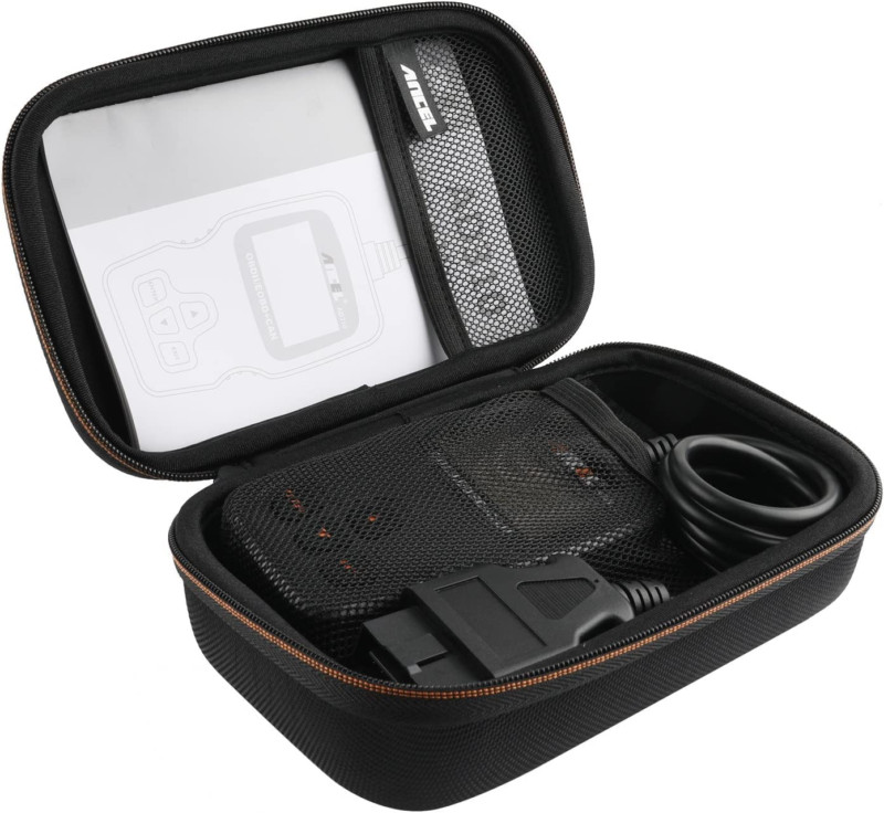 ANCEL Protective Case Waterproof Shockproof Eva Bag Storage Box for OBD2 Scanner