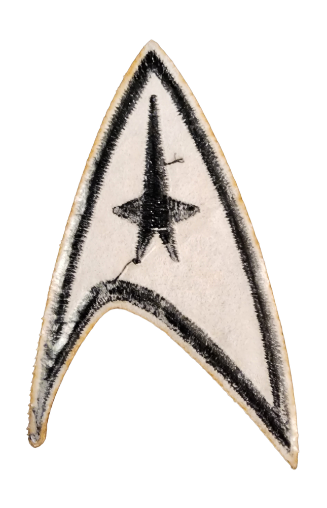 Iron On Embroidered Patch featuring Star Trek Communicator Comm Badge w/ Shine