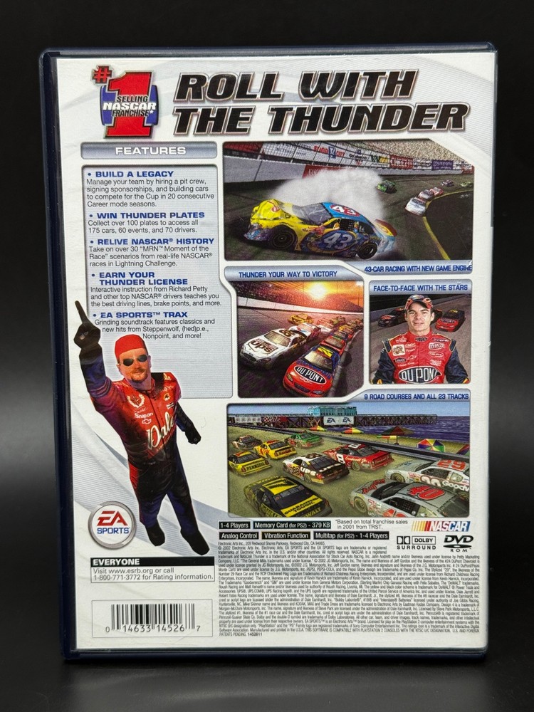 NASCAR Thunder 2003 (Sony PlayStation 2 PS2) *EMPTY CASE ONLY*