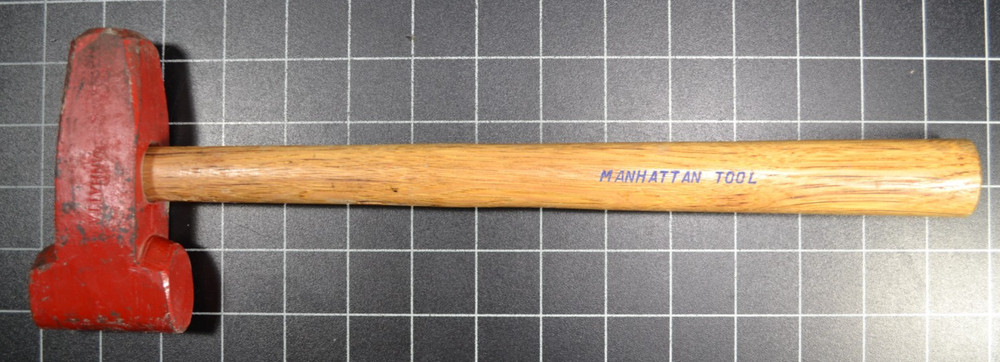 MANHATTAN TOOLS - 1 1/4" - TOP FULLER BLACKSMITH HAMMER - ALL ORIGINAL