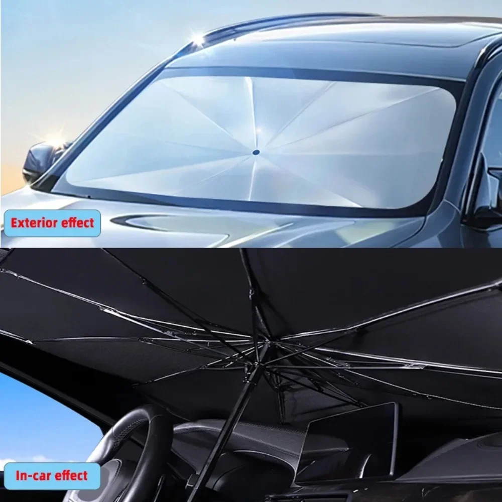 Car Windshield Sunshade Umbrella Auto Sun Protector Foldable Curtain