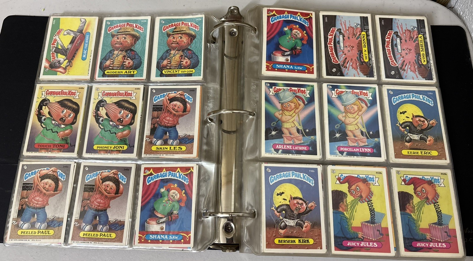 1980’s Garbage Pail Kids Cards Lot Of Almost 400