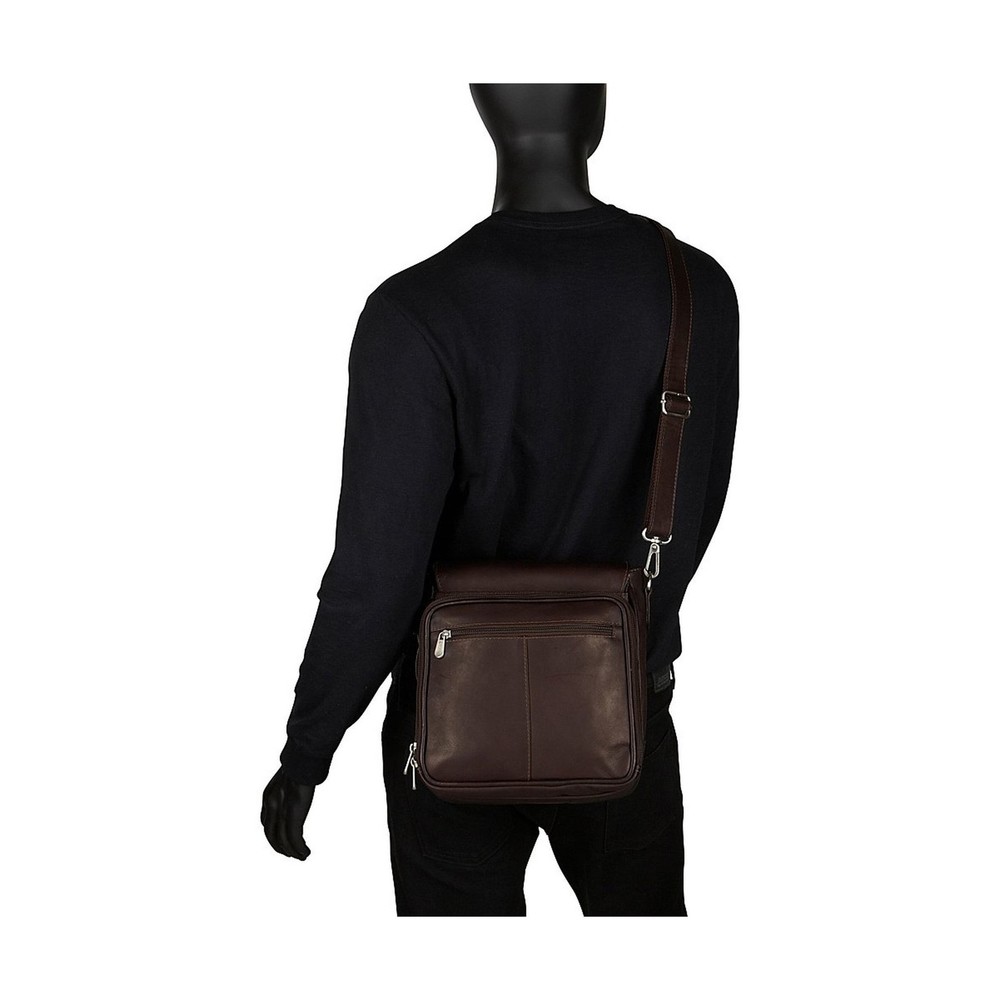 Double Loop Tablet Carry-All, Saddle, One Size