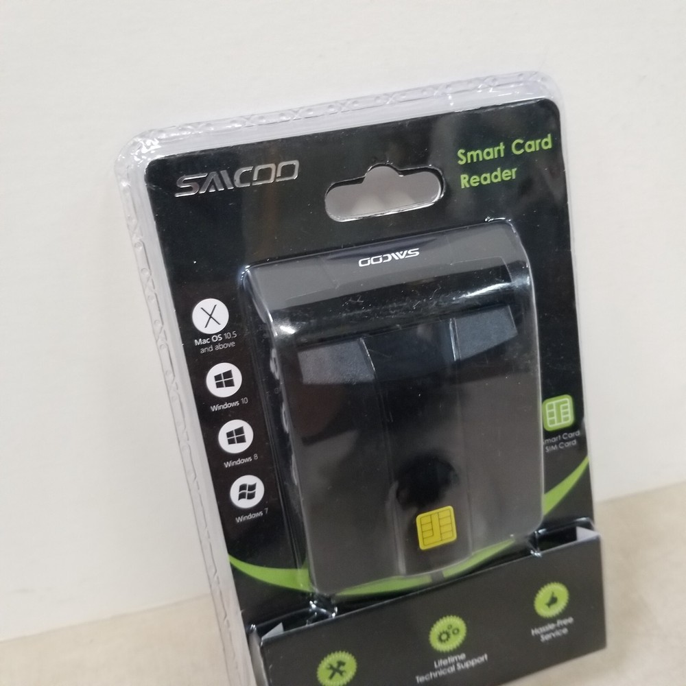 High Speed USB 1m Cable With USB Type A Connector Smart Card Reader