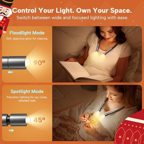 Rechargeable Neck Reading Light 3 Colors