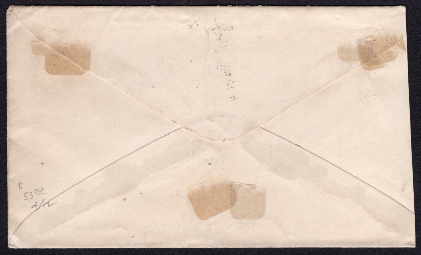 USA (#26) Used in CSA, Charleston, SC CDS APR 9, 1861 to North Santee, SC
