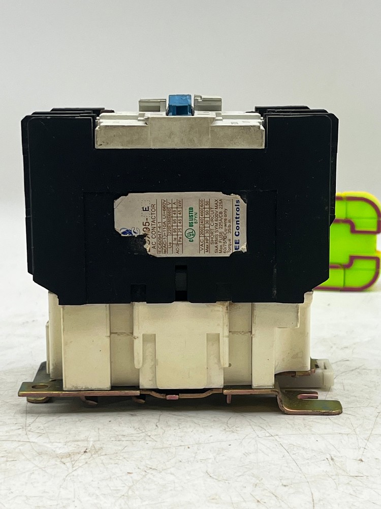 EEC Controls ECX95-E AC Contactor, 95A, 600V Max (Used)