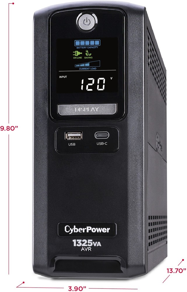 CyberPower 10-Outlet 1325 VA PC Battery Back-Up System