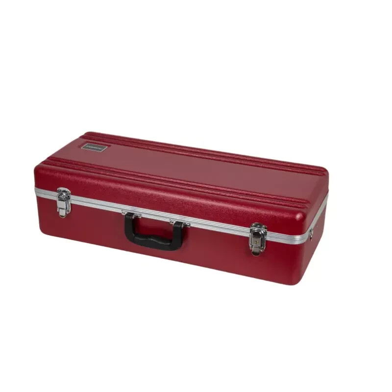 Crossrock Alto Saxophone Case | ABS Molded Hardshell-Red