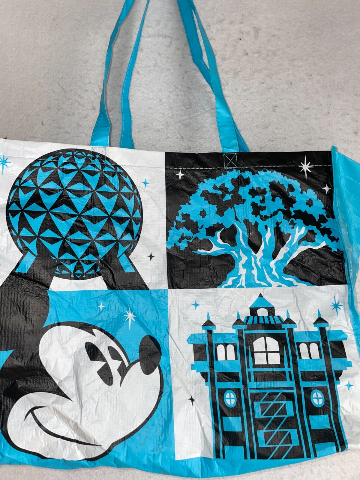 Walt Disney World Resort Parks Reusable Shopper Tote Bag CINDERELLA CASTLE