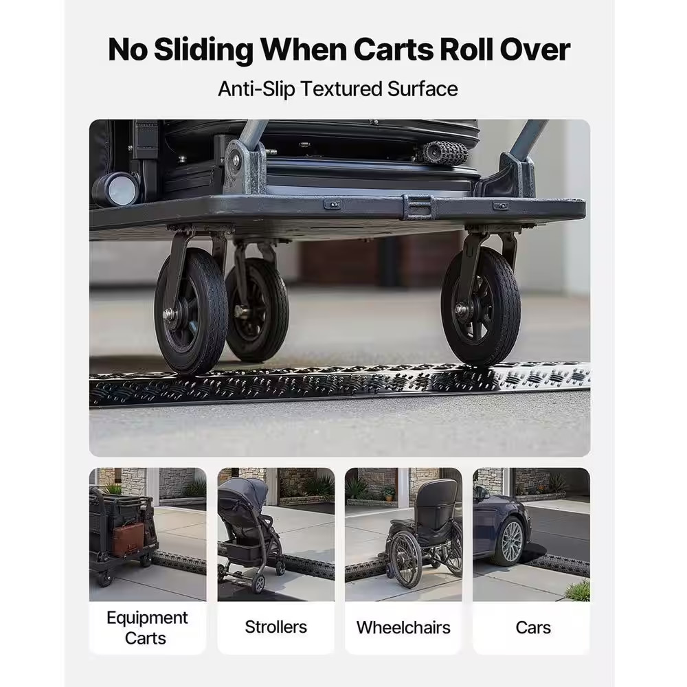 Drop over Cable Protector, 17,500 Lbs. /Axle Load Capacity, Durable Cable and Ho