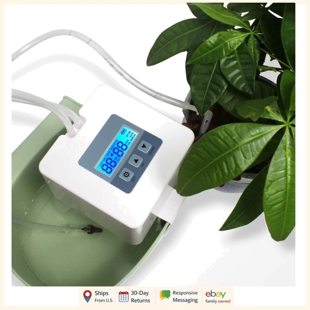 Automatic Drip Irrigation Kit for Indoor Plants with Programmable Water Timer