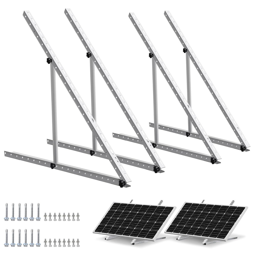 2 Sets 45Inch Solar Panel Mount Brackets Adjustable Tilt Mount Brackets, Suitabl