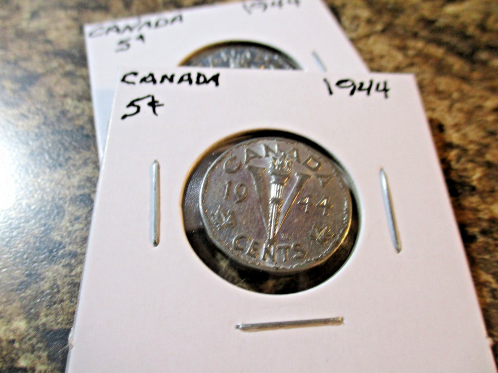 1944 CANADA NICKEL Good+    W