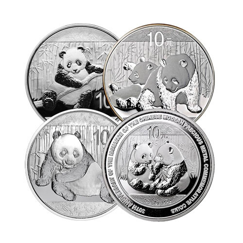 1 oz Chinese Silver Panda Coin (Random Year)