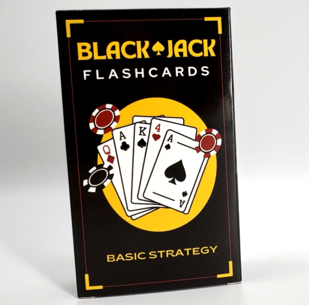 Blackjack Basic Strategy Flashcards for Beginners Casino Game Learning Cards NEW