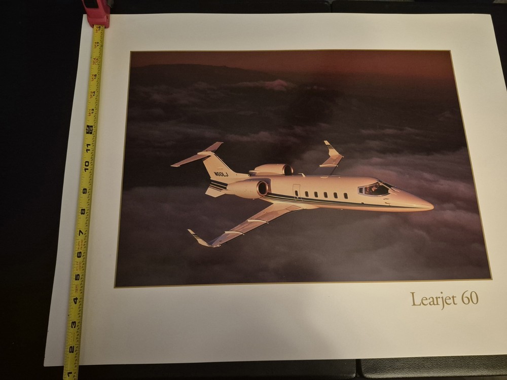Learjet 60 Print Will Be Professionally Packaged