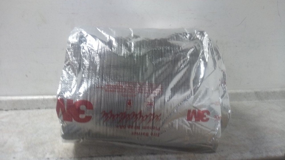 3M PLENUM-WRAP-5A+(24") 24 In Width 50 Ft Length Silver Firestop Strip