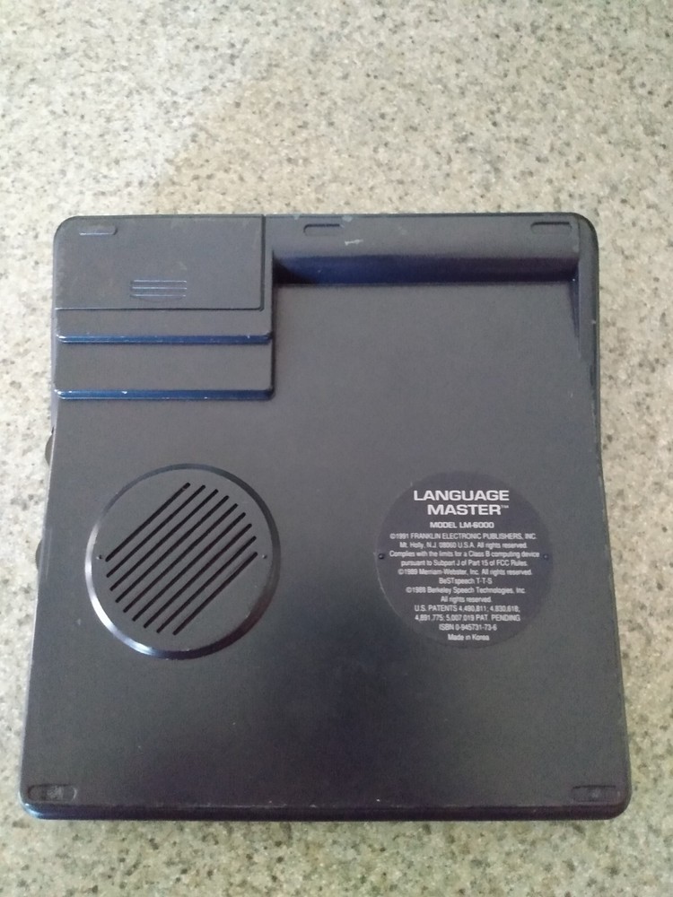 Franklin Language Master Lm-6000