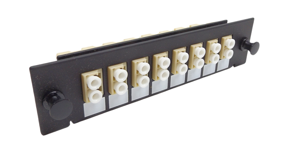 FIBREFAB L01LCM08 LGX 8 LC, DUPLEX MULTIMODE ADAPTER PLATE