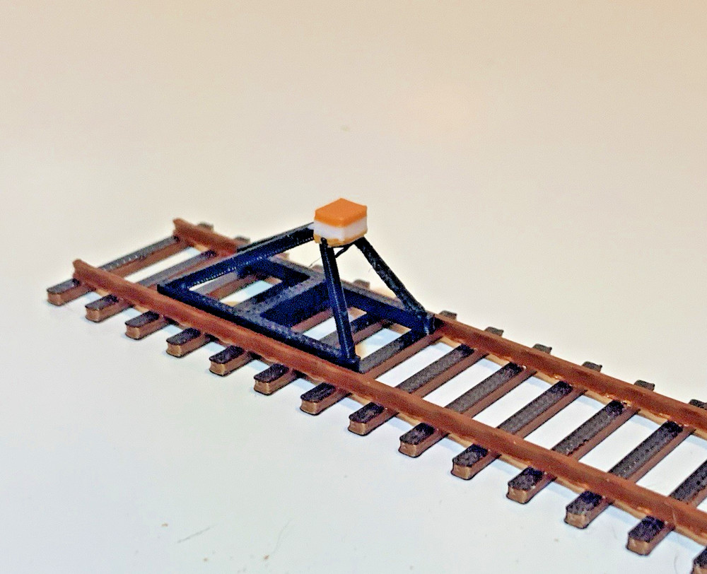 X5 HO Scale Railroad Buffer Stops – Track End Bumpers – Model Train Scenery 1:87