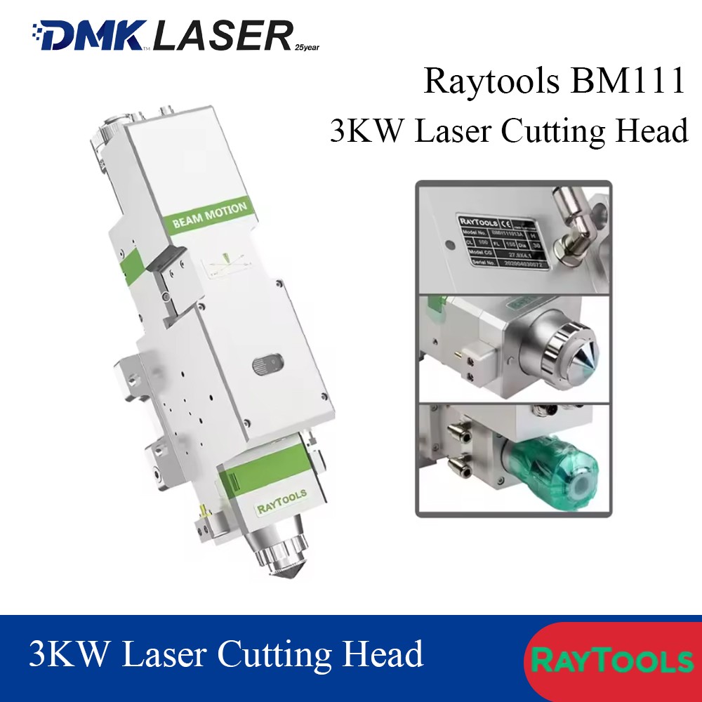 Raytools BM111 Laser Cutting Head 3.3KW Auto Focus For Raycus/MAX Laser Source