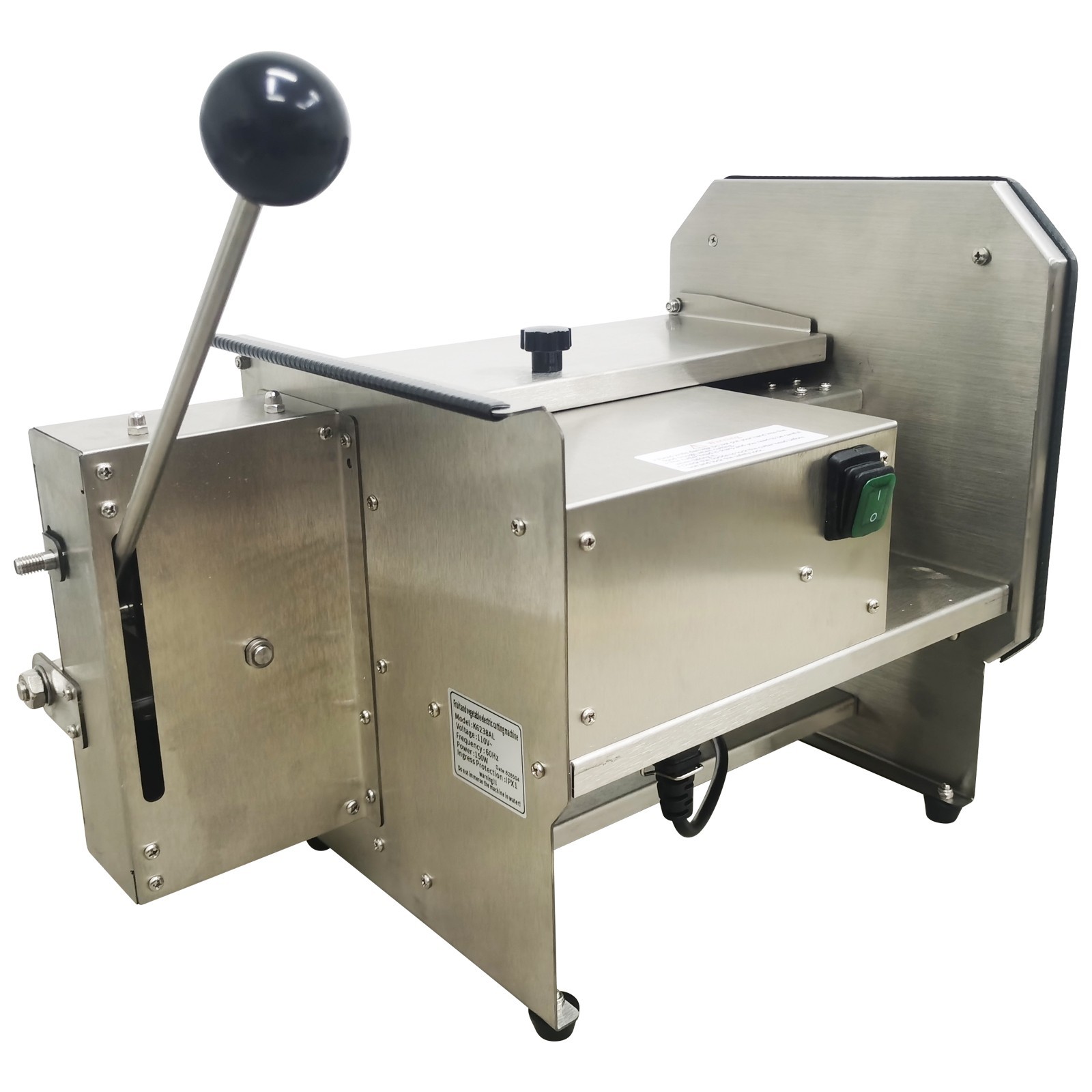 110V Commercial Electric Fruit and Vegetable Dicing Machine 6mm Dicing Cutter