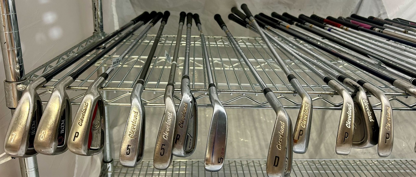 Wholesale Lot of 50 Golf Clubs - Adams and Cleveland Single Irons and Wedges