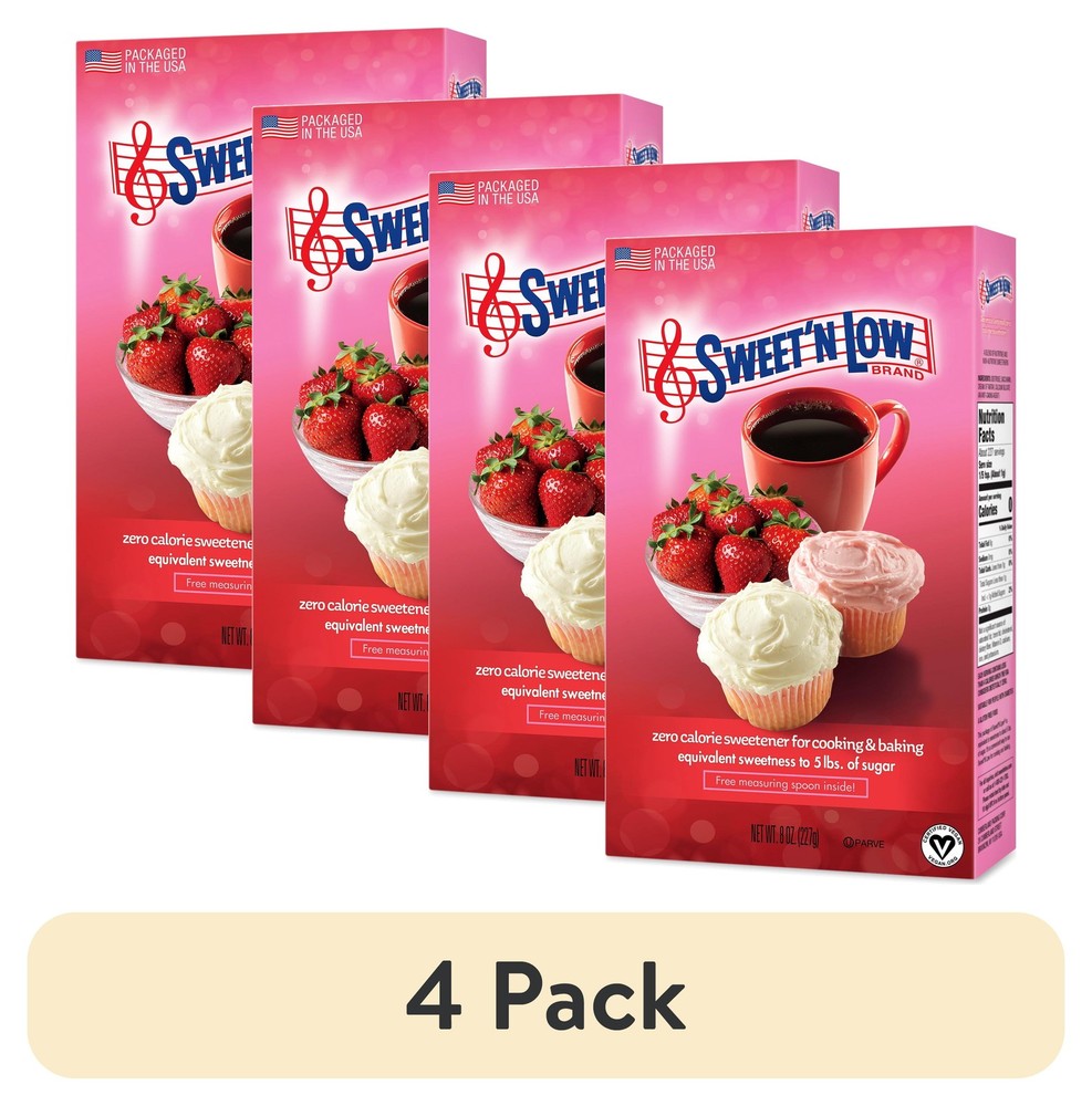 (4 pack) Zero Calorie Sweetener, 8 oz