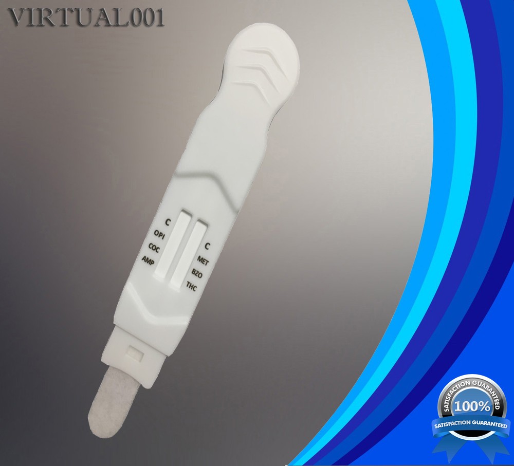 (5 Pack) 6 Panel Instant Oral Saliva Multi-Drug Testing Kit