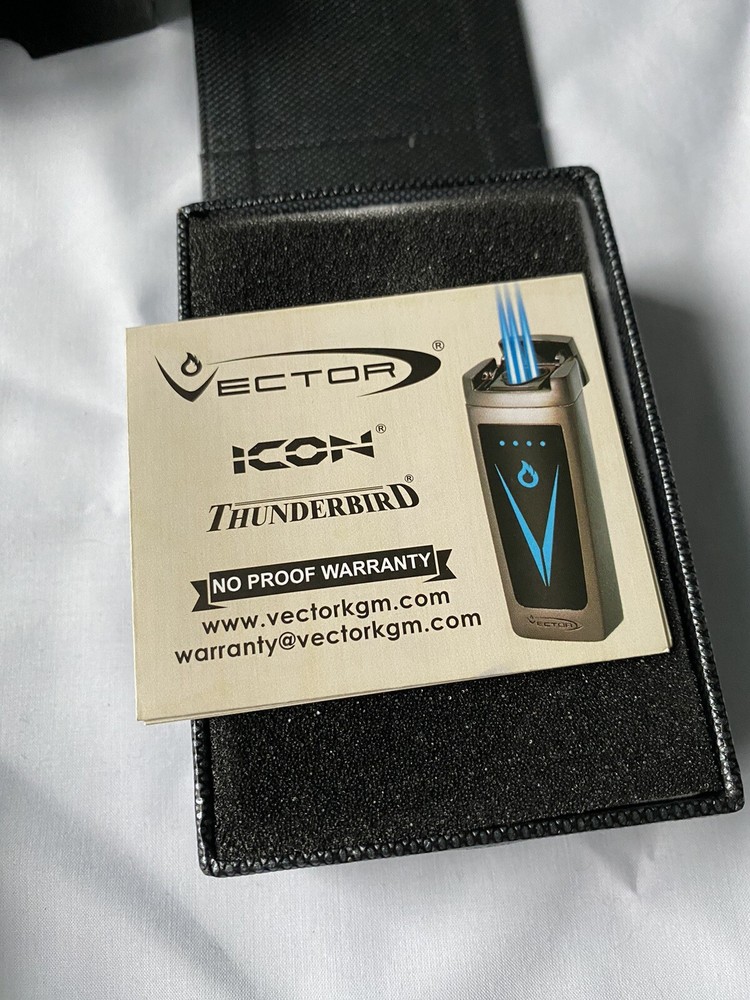 Vector VMotion Dual Jet Cigar Lighter - Copper with Black - New