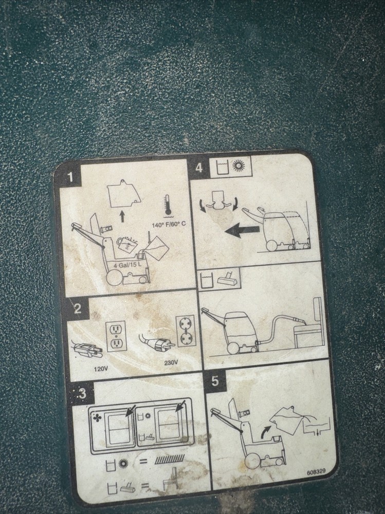 Marksman 412 Carpet Extractor