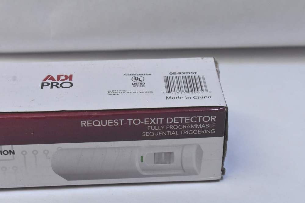 ADI Pro Request To Exit Detector Fully Programmable Sequential Triggering White