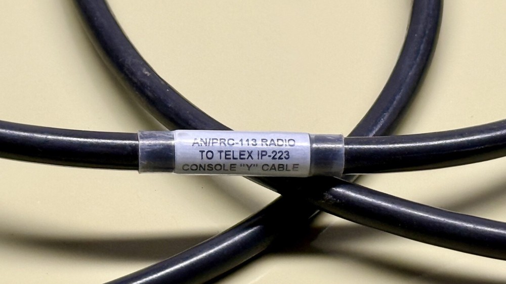 TELEX IP-224 Dual IP Remote Adapter Panel (Power Adapter | AN/PRC-113 cable)