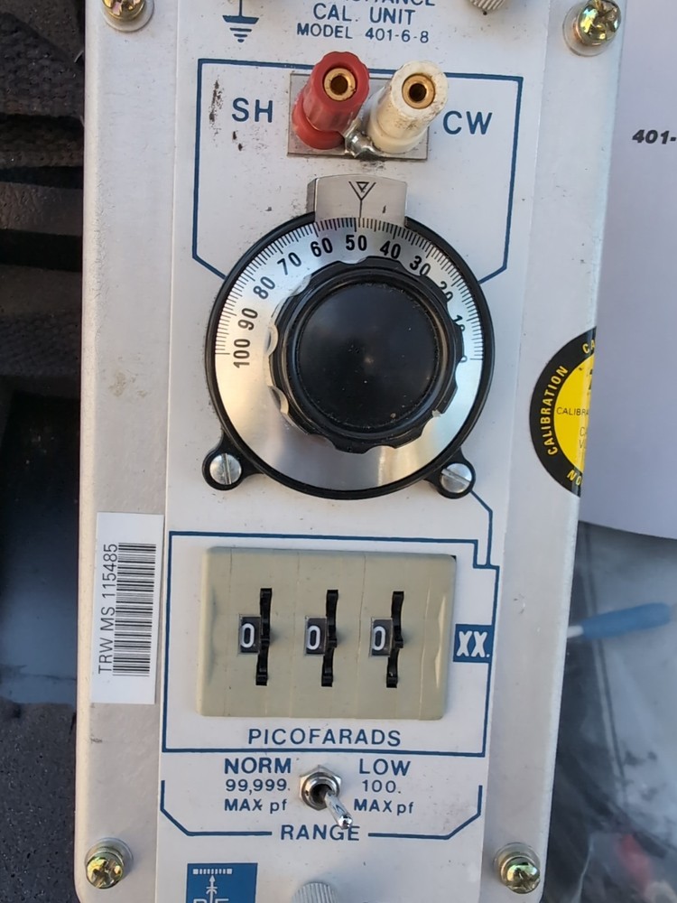 Drexelbook Portable Calibration System Capacitance Box Model Number 401 1820...
