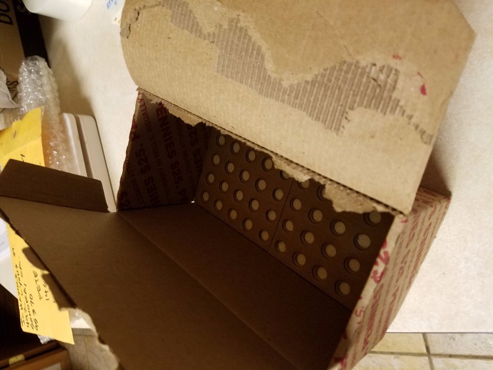 100 Empty Authentic Bank Boxes for Dollars. Good Condition, Collectible Item