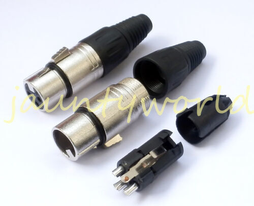 1PCS XLR Female 3-pin Plug Connector MicrophPatch