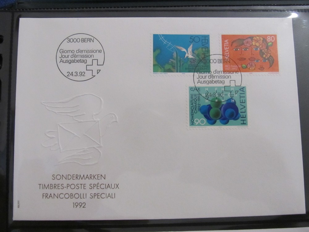 Switzerland 1992 FDC LR119F87