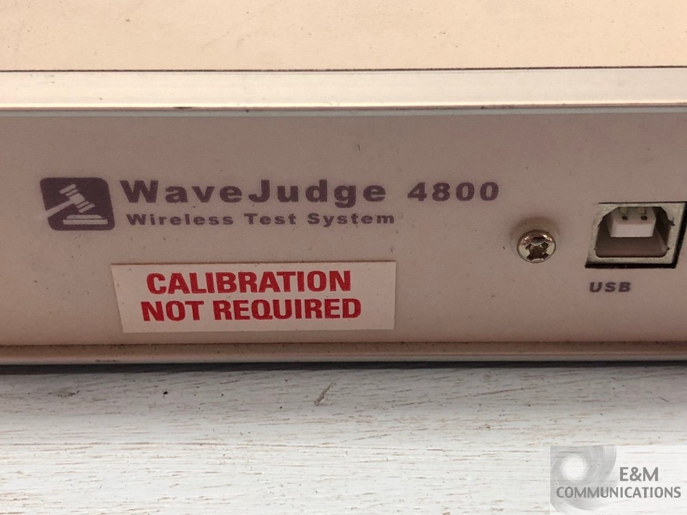 WJ4800 SANJOLE WAVEJUDGE 4800 WIRELESS TEST SYSTEM